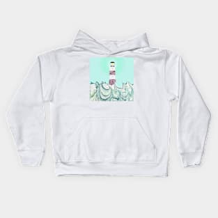 Lighthouse Collage Kids Hoodie